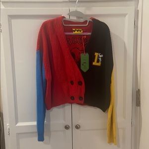 Lazy Oaf x Peanuts cardigan.